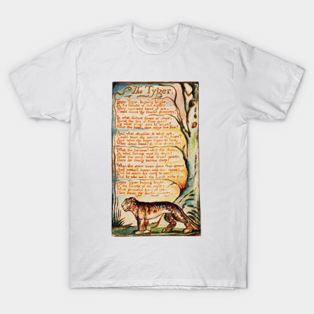 The Tyger - William Blake: T-Shirt by The Blue Box